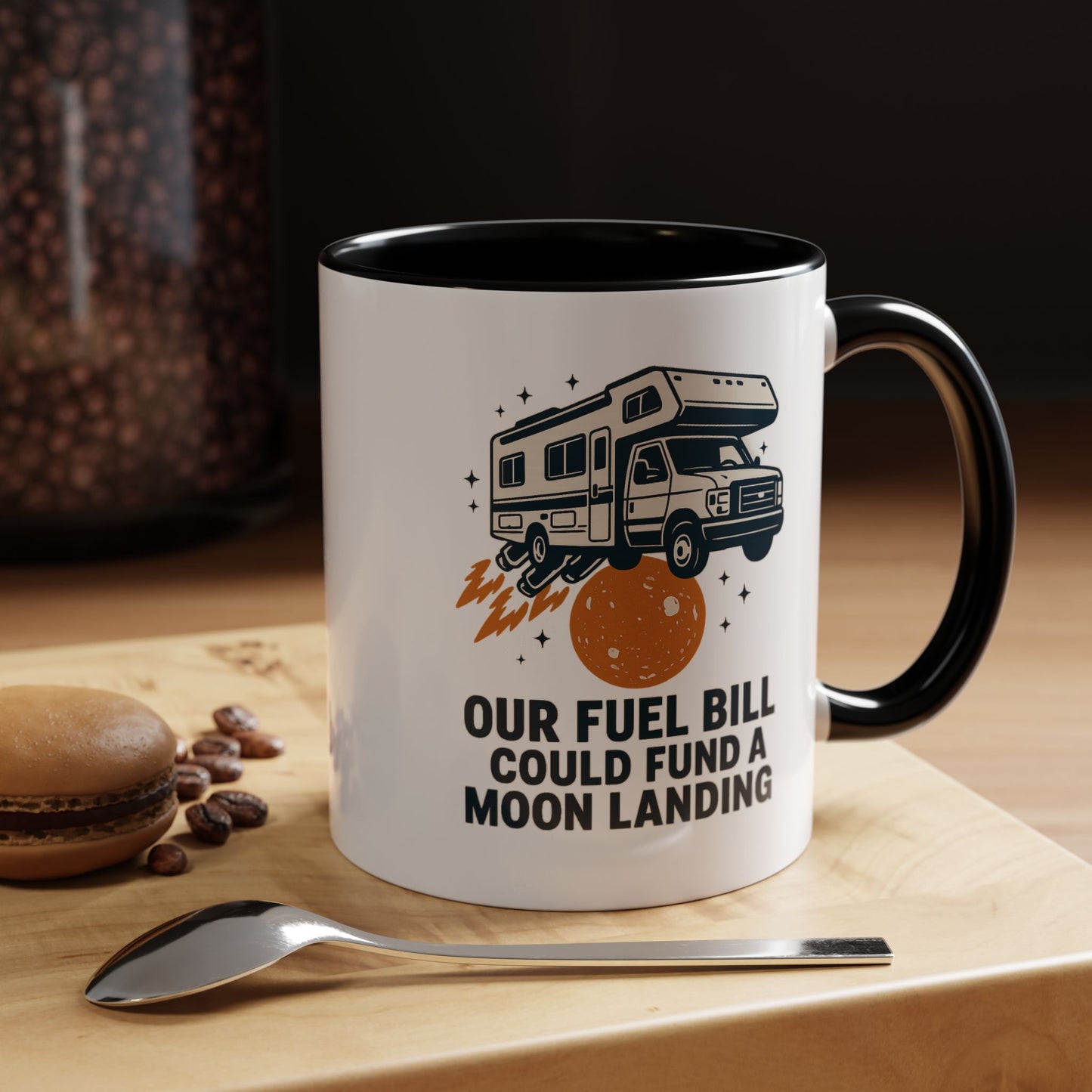 Our Fuel Bill Could Fund a Moon Landing Coffee Mug