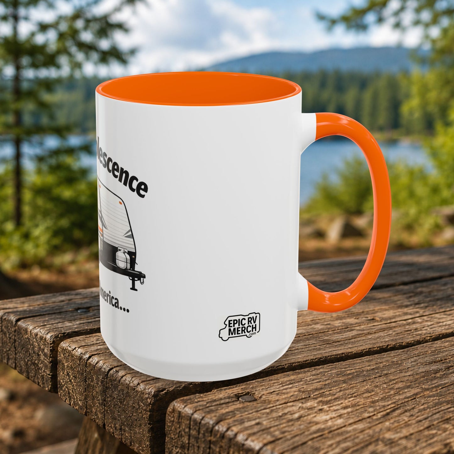 "Planned Obsolescence" RV Travel Humor Mug (11/15oz)