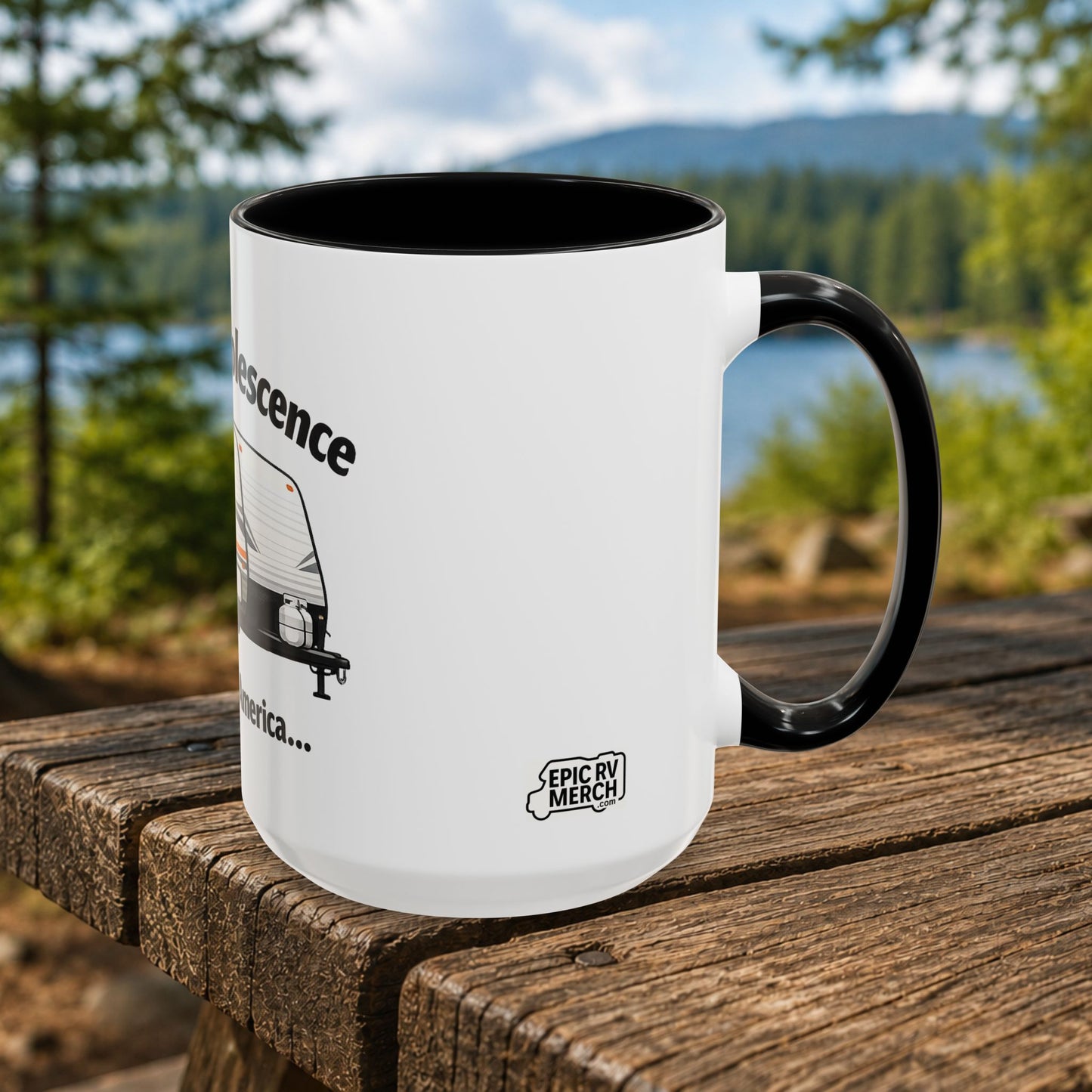 "Planned Obsolescence" RV Travel Humor Mug (11/15oz)