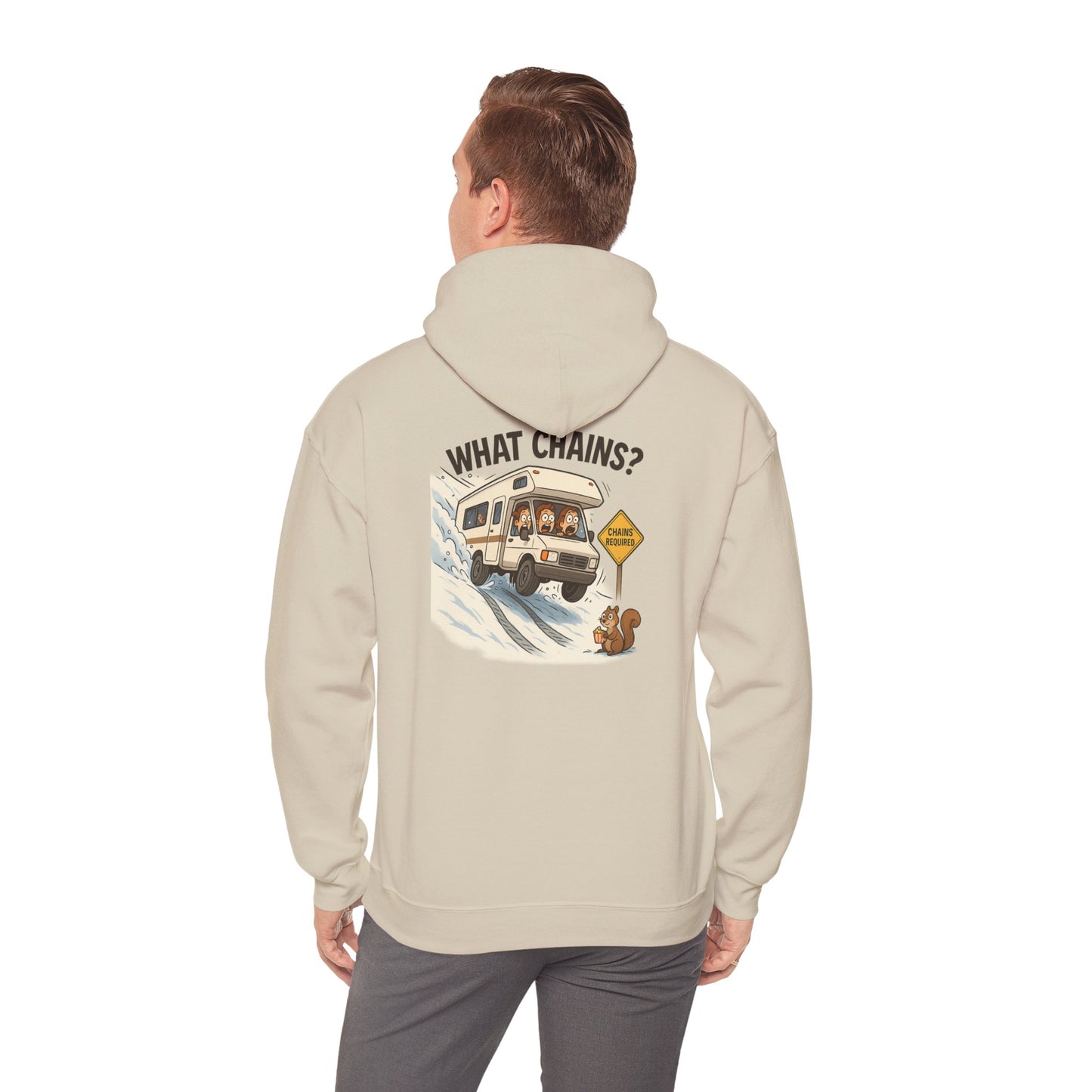 What Chains? – Winter RV Panic Hoodie
