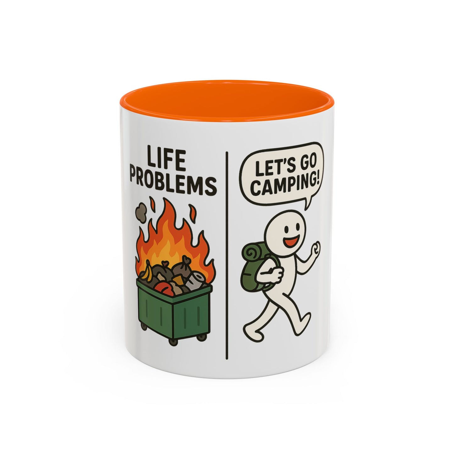 Life Problems? Let's Go Camping! Coffee Mug