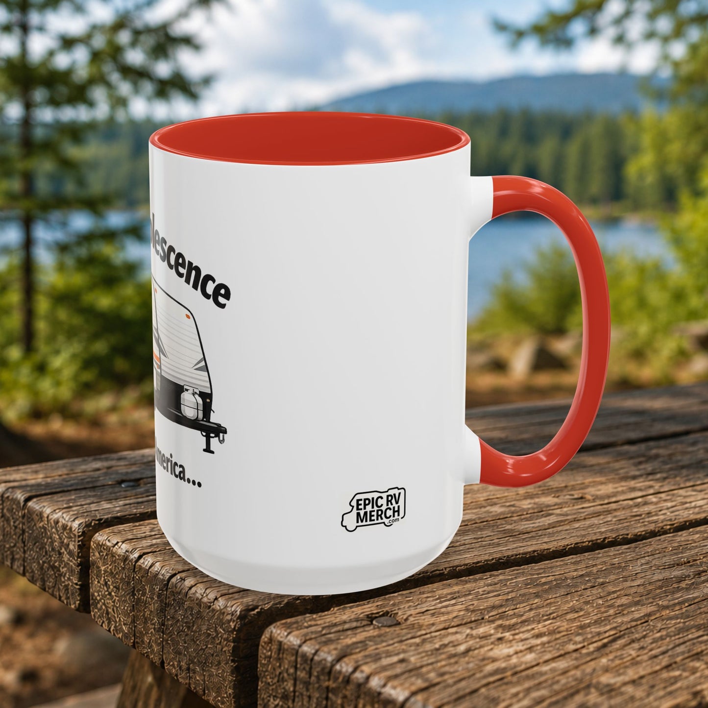"Planned Obsolescence" RV Travel Humor Mug (11/15oz)