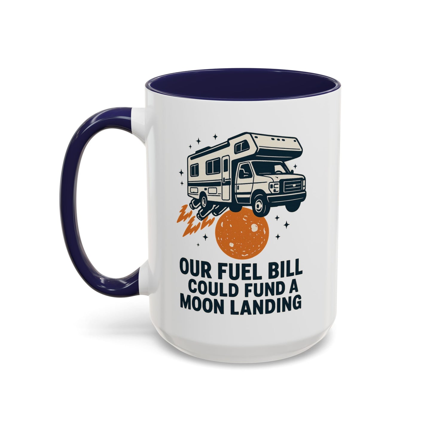 Our Fuel Bill Could Fund a Moon Landing Coffee Mug