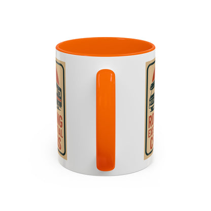 Rolling Existential Crisis RV Mug – Retro Camper Life Humor for Nomads, Vanlifers, and Burnt-Out Travelers