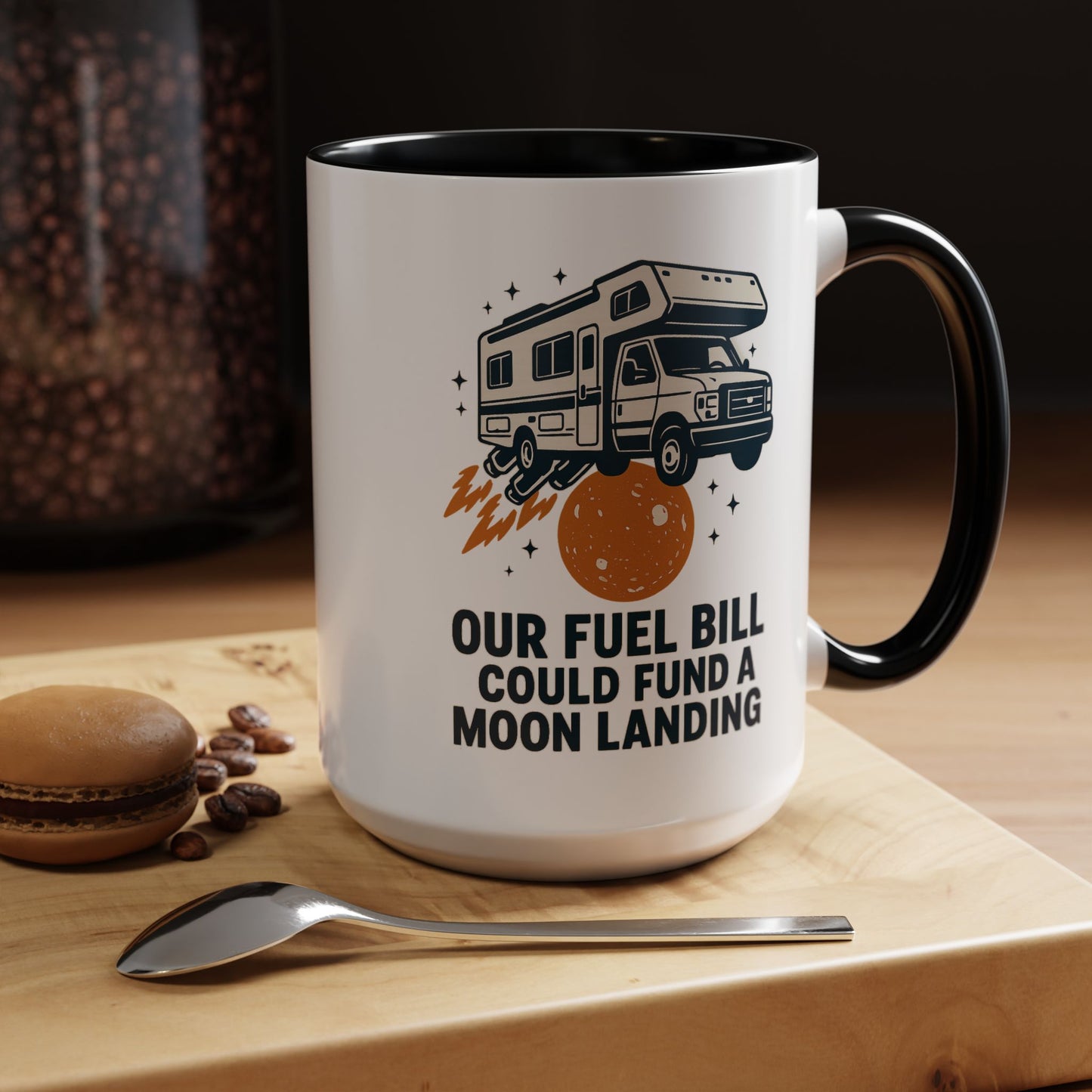 Our Fuel Bill Could Fund a Moon Landing Coffee Mug