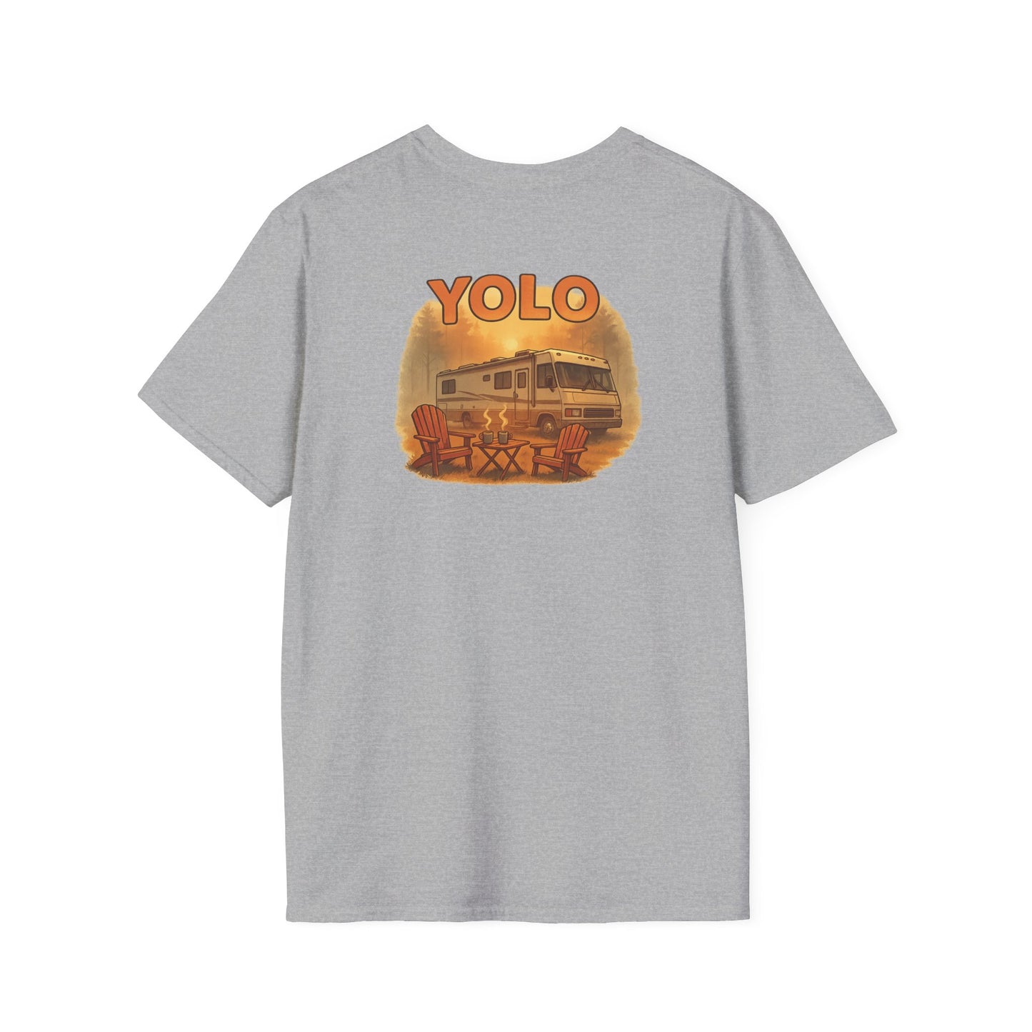 YOLO – The “You Only Lounge Once” Motorhome Camping Tee