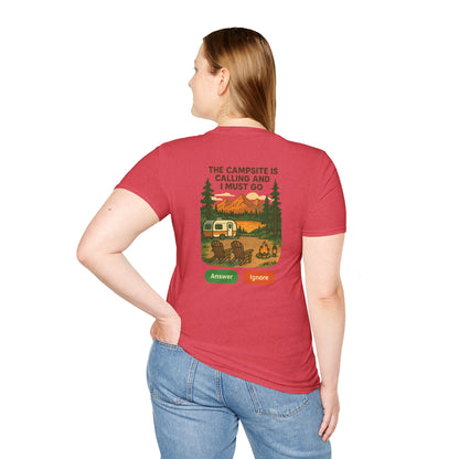 The Campsite Is Calling – Answer or Ignore Tee