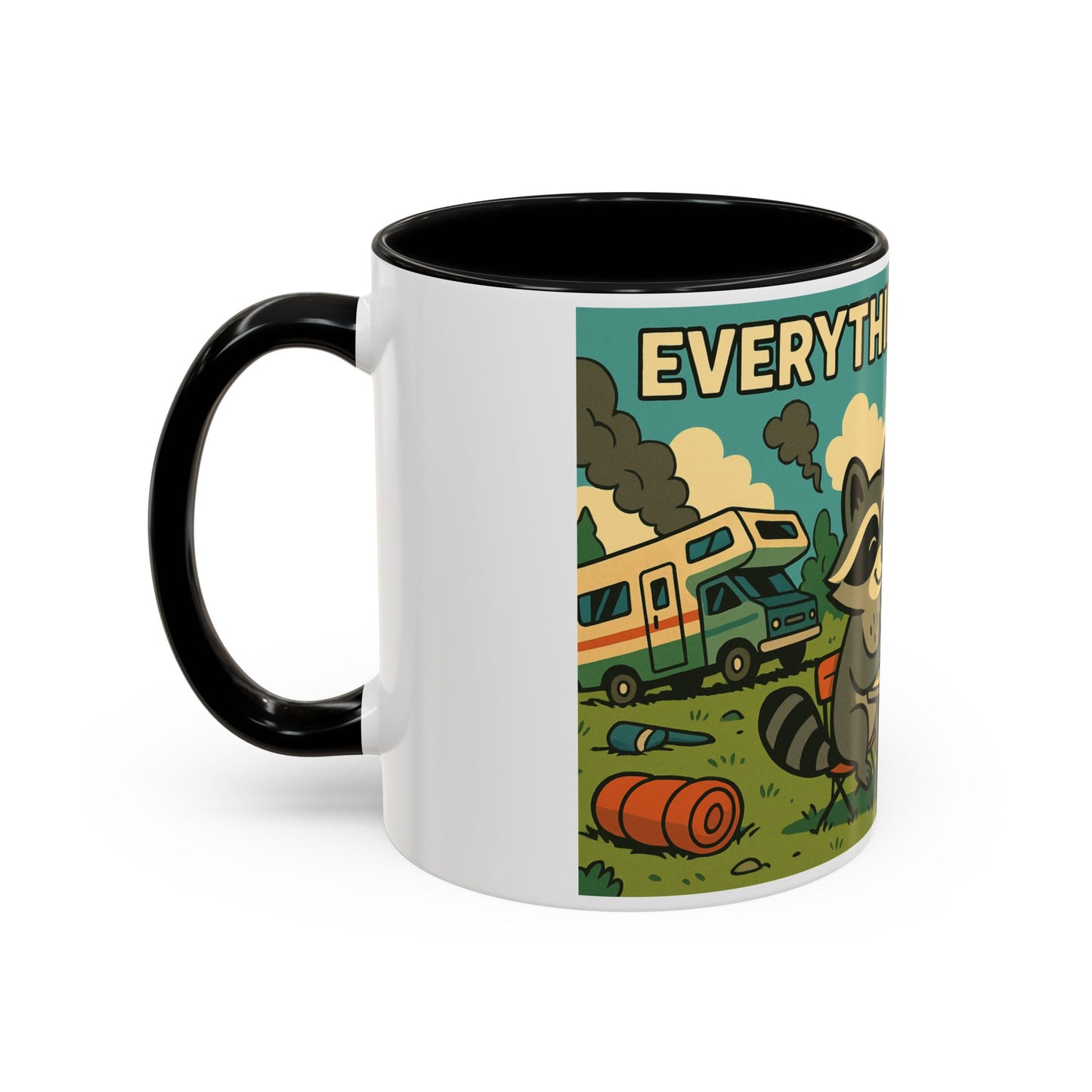 Everything Is Fine… | Chaos Raccoon RV Life Mug