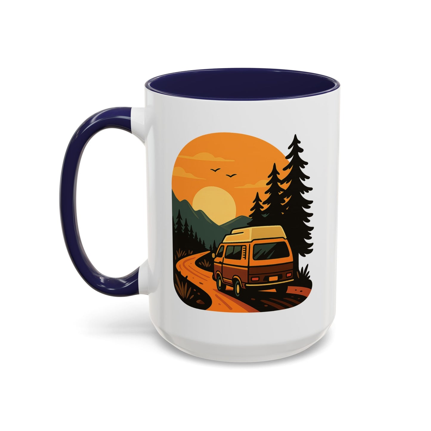 Sunset Road Trip Van Mug
