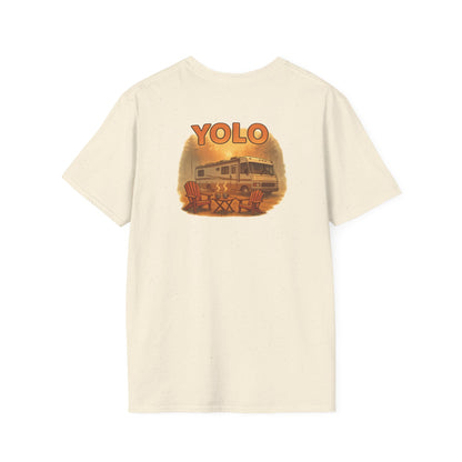 YOLO – The “You Only Lounge Once” Motorhome Camping Tee