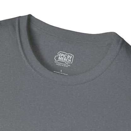 Feeling Lucky? – RV Cowboy Showdown T-Shirt with Retro Pocket Logo
