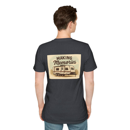 Making Memories RV Shirt | Retro Camper T-Shirt with RV Park Pocket Logo