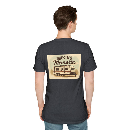 Making Memories RV Shirt | Retro Camper T-Shirt with RV Park Pocket Logo