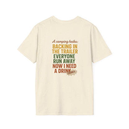 Camping Haiku – “Backing in the Trailer” RV T-Shirt