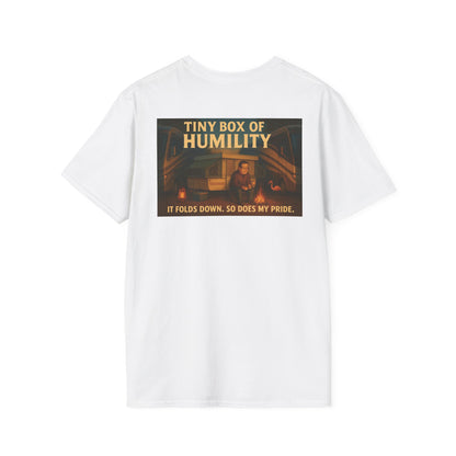 Tiny Box of Humility – Pop-Up Camper Tee