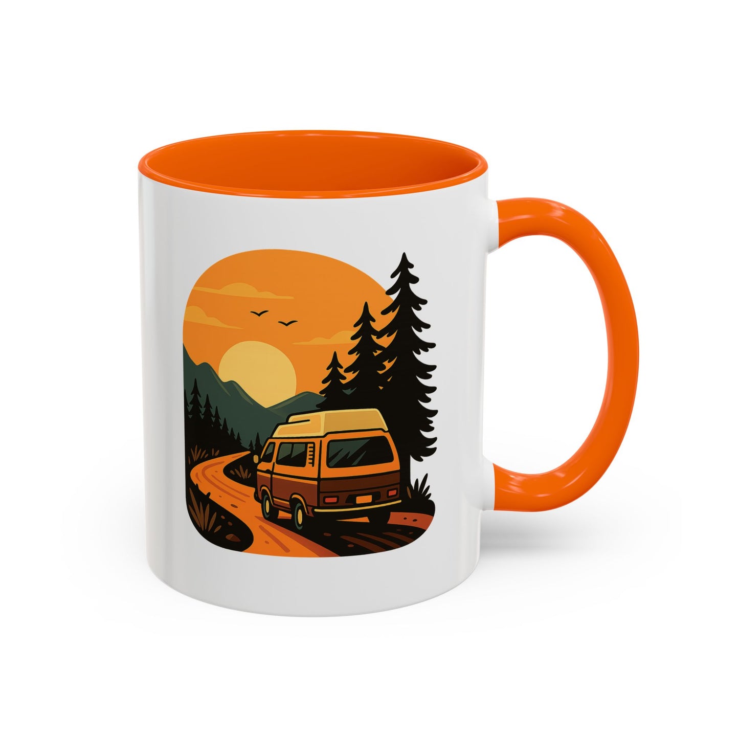 Sunset Road Trip Van Mug