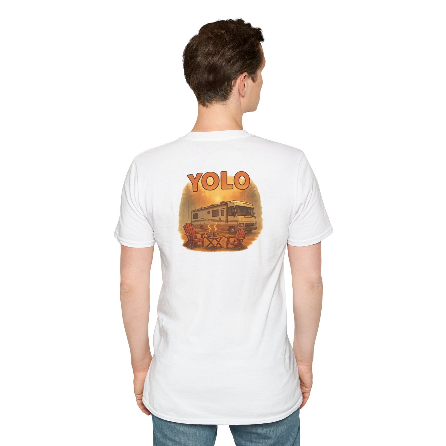 YOLO – The “You Only Lounge Once” Motorhome Camping Tee