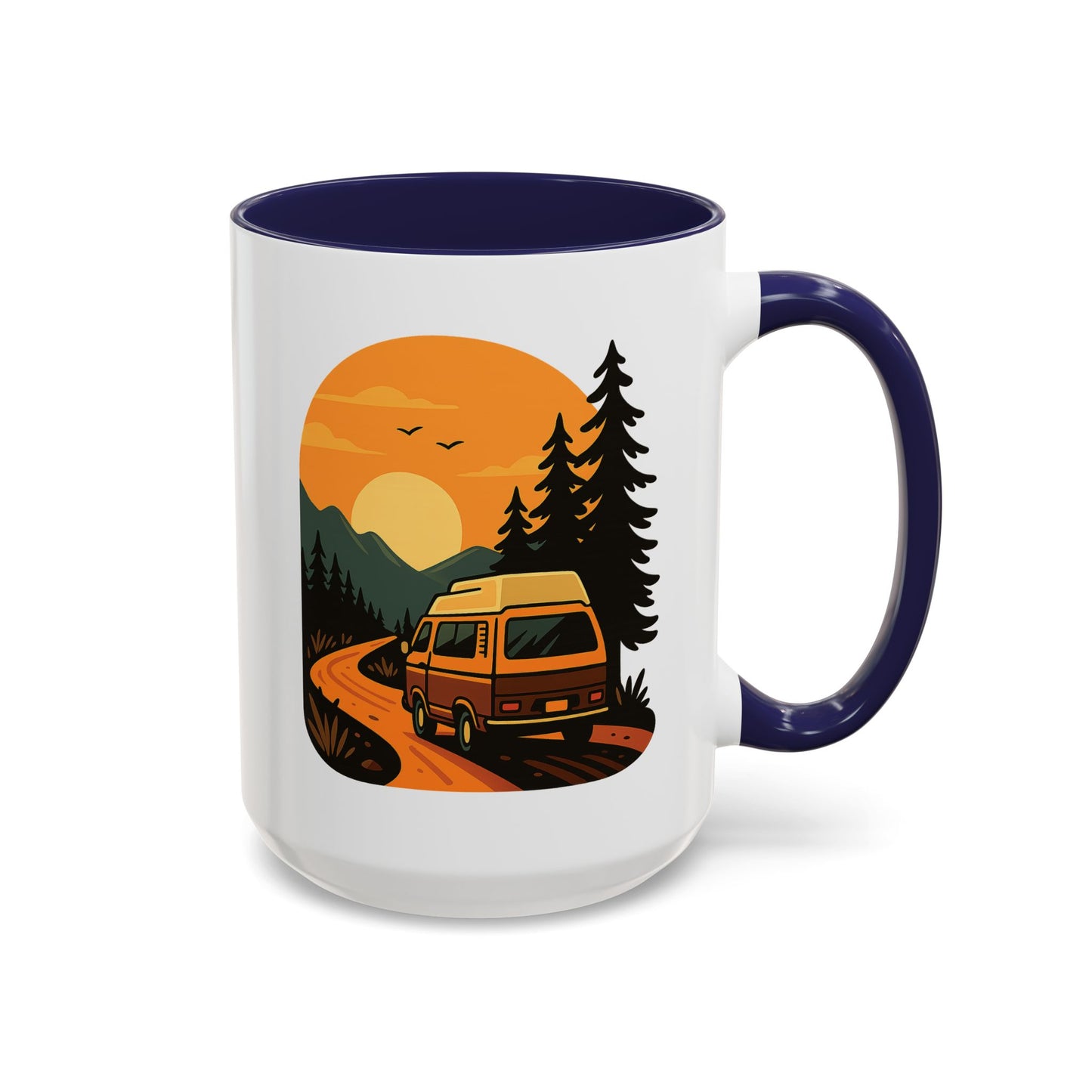 Sunset Road Trip Van Mug