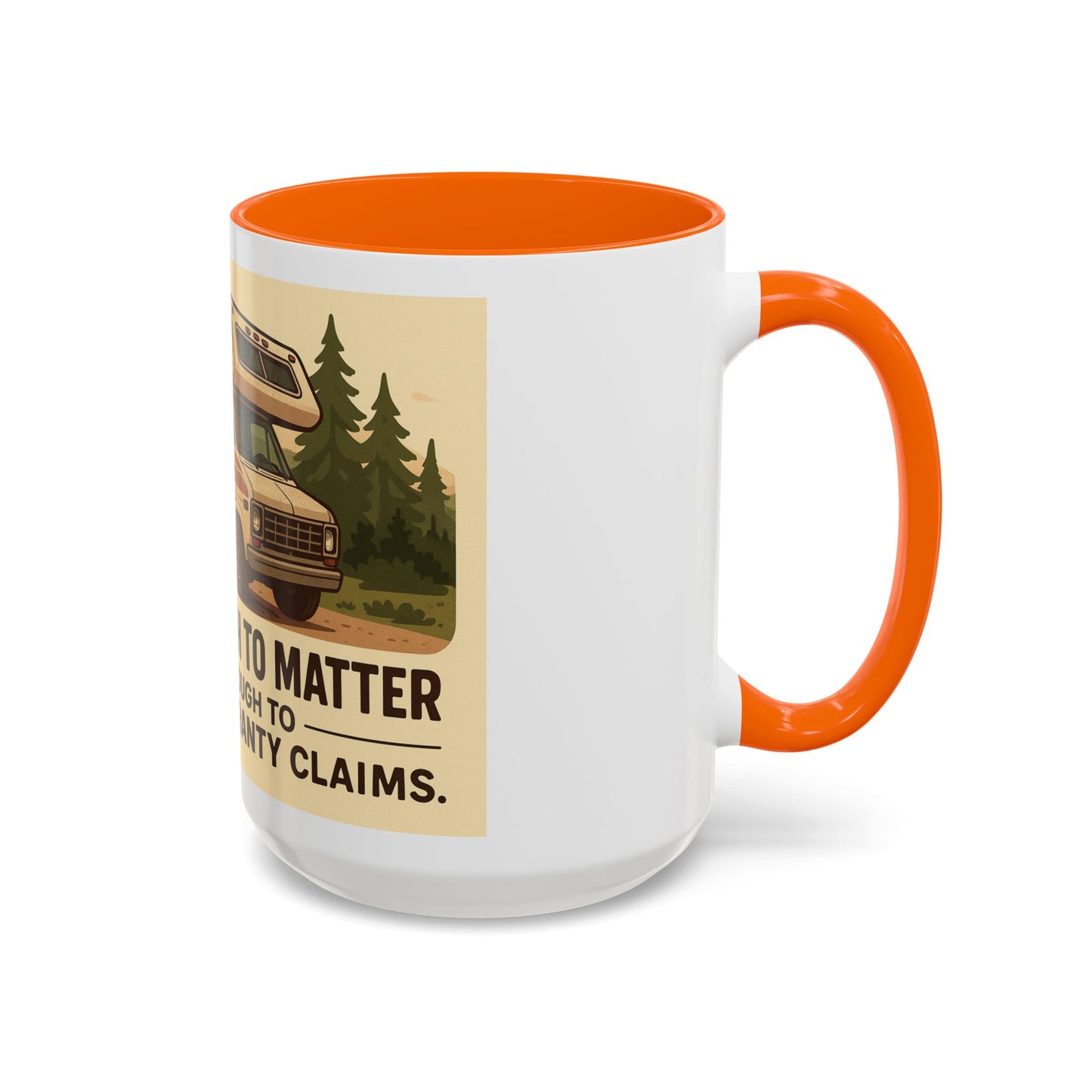 Vintage enough to matter. Reliable enough to mock your warranty claims – Retro RV Coffee Mug