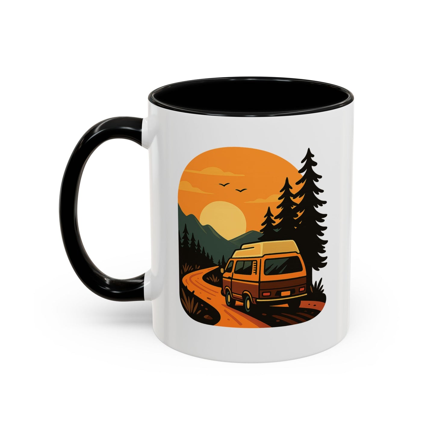 Sunset Road Trip Van Mug