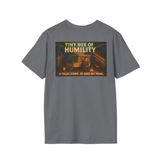 Tiny Box of Humility – Pop-Up Camper Tee