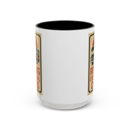 Rolling Existential Crisis RV Mug – Retro Camper Life Humor for Nomads, Vanlifers, and Burnt-Out Travelers