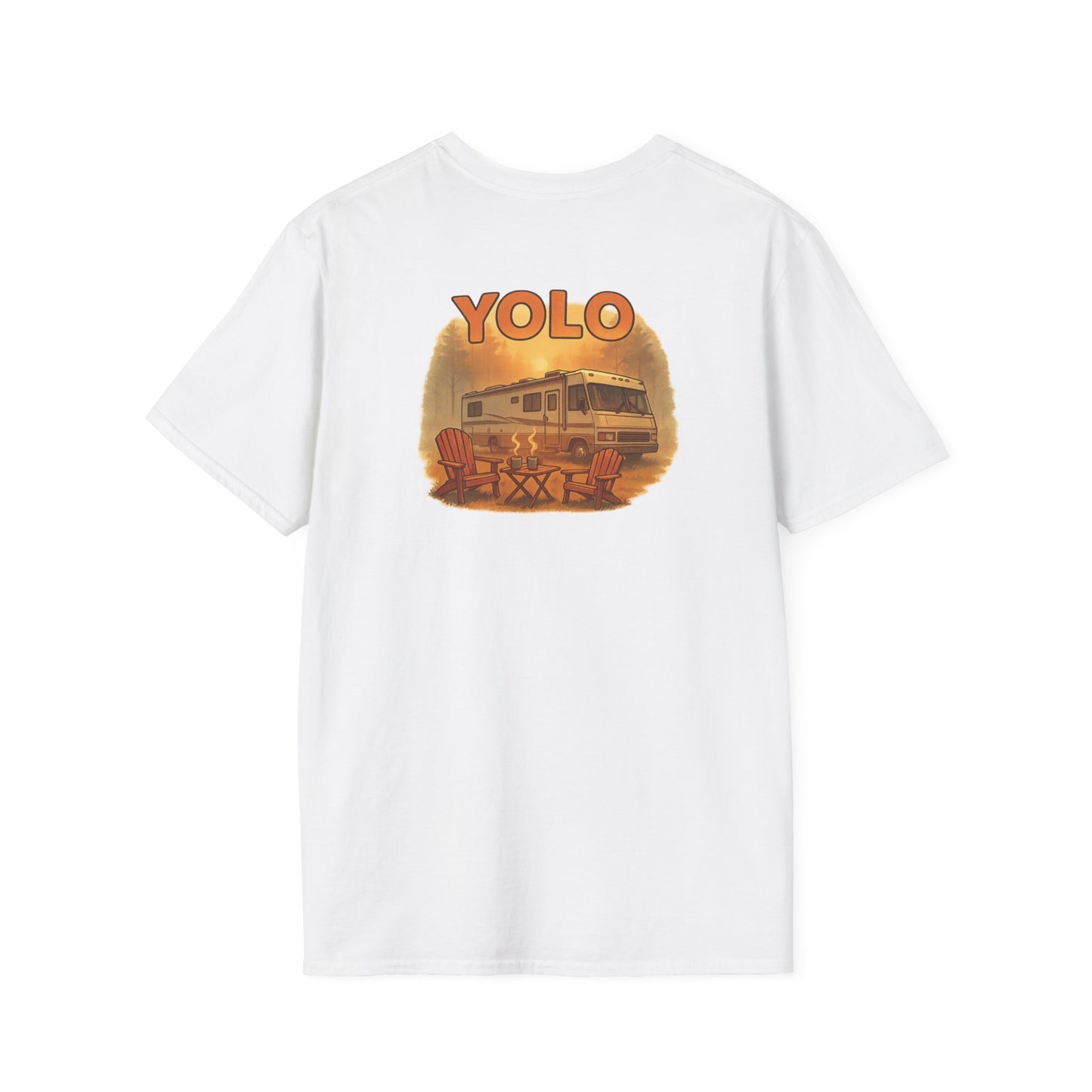 YOLO – The “You Only Lounge Once” Motorhome Camping Tee
