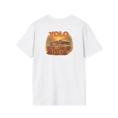 YOLO – The “You Only Lounge Once” Motorhome Camping Tee