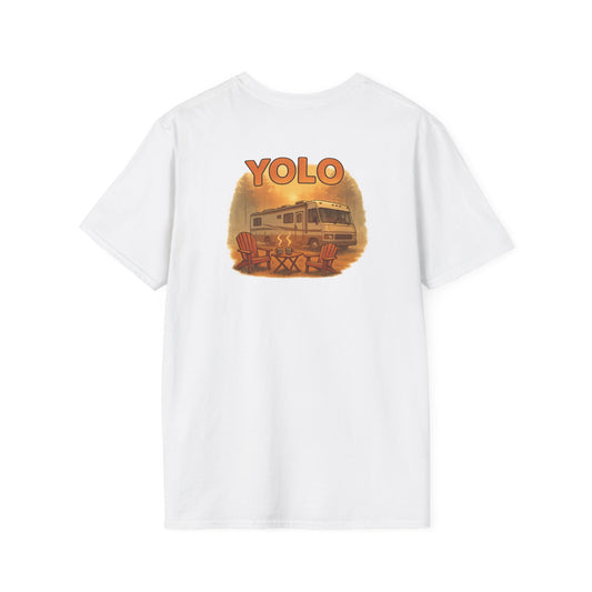 YOLO – The “You Only Lounge Once” Motorhome Camping Tee