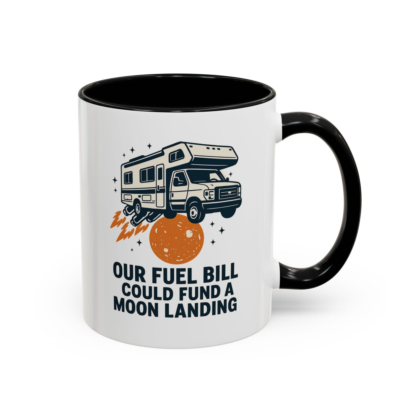 Our Fuel Bill Could Fund a Moon Landing Coffee Mug