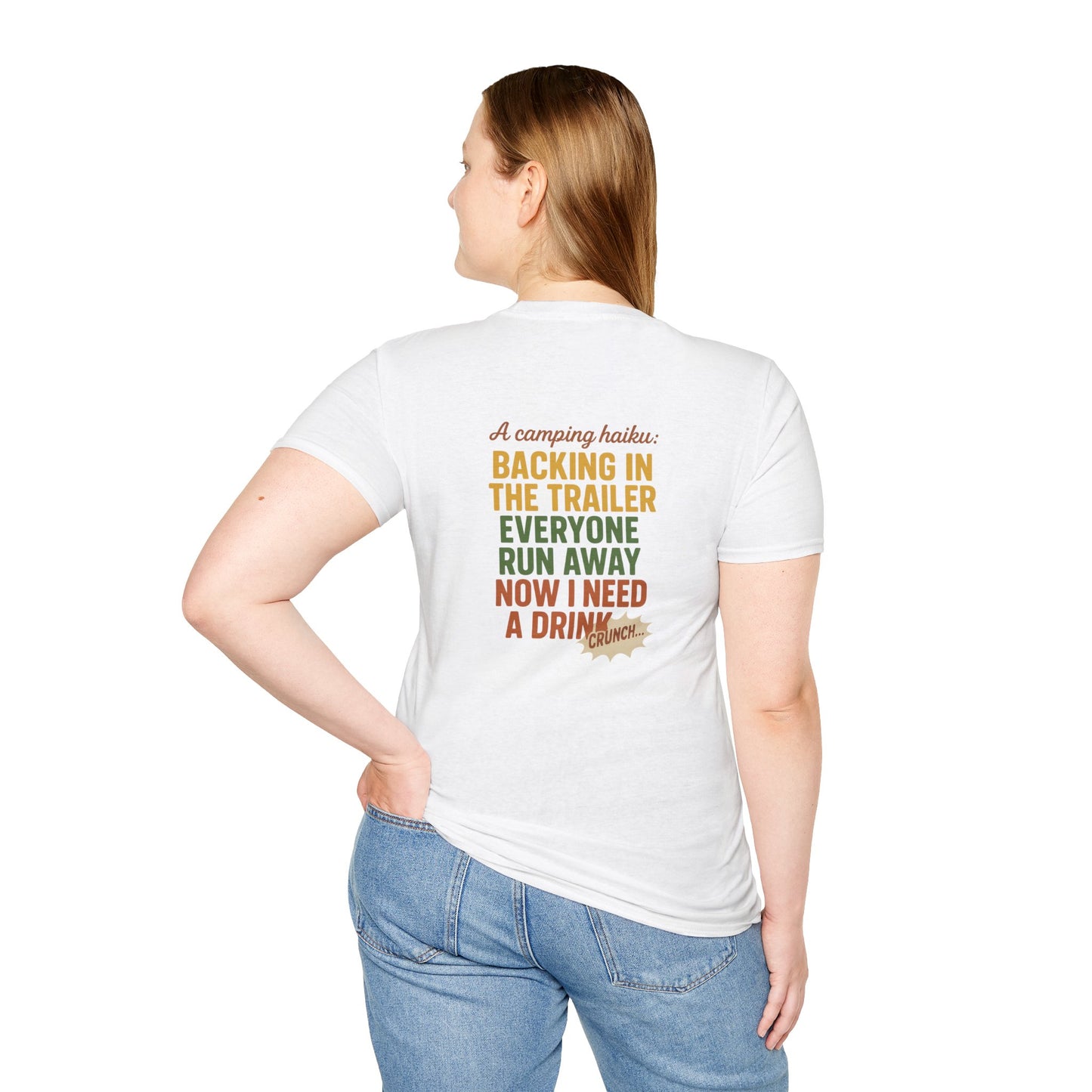 Camping Haiku – “Backing in the Trailer” RV T-Shirt