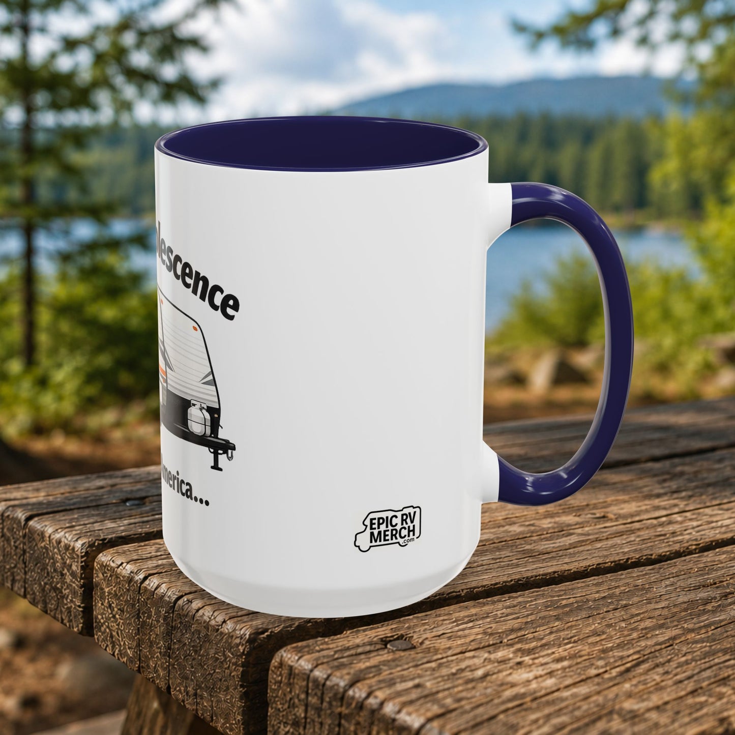 "Planned Obsolescence" RV Travel Humor Mug (11/15oz)