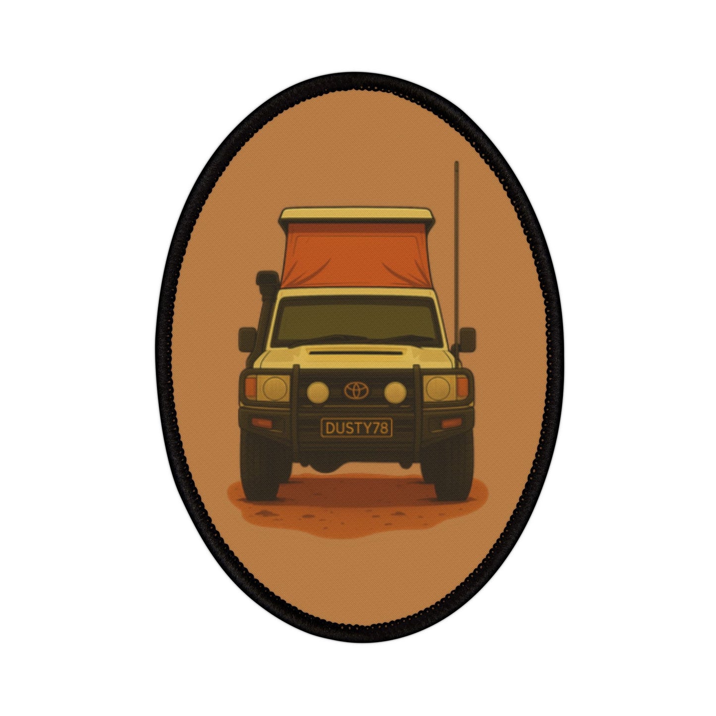 The Backpacker’s Passport – Dusty78 Troopy Adventure Patch (3.5" x 2.5")