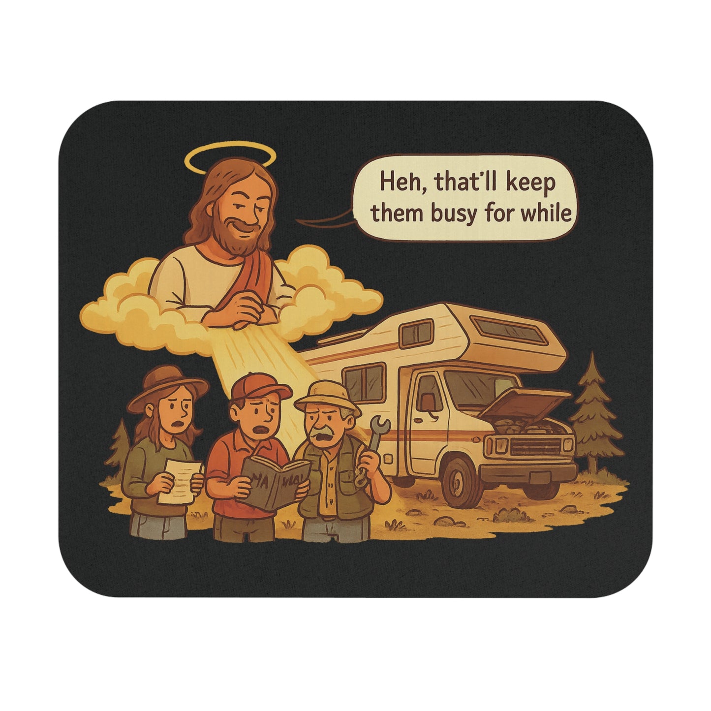 Divine Distraction – RV Breakdown Mousepad