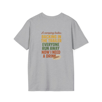 Camping Haiku – “Backing in the Trailer” RV T-Shirt