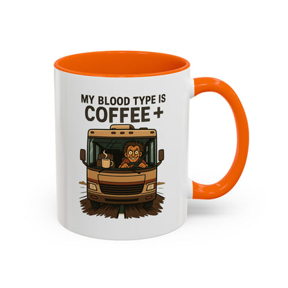 My Blood Type is Coffee+ RV Coffee Mug