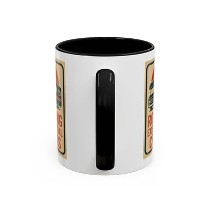 Rolling Existential Crisis RV Mug – Retro Camper Life Humor for Nomads, Vanlifers, and Burnt-Out Travelers