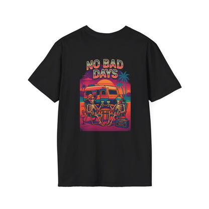 No Bad Days – Skeleton Sunset Trailer Camp Tee