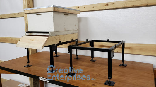 Beehive Stands with Folding Adjustable Height Legs
