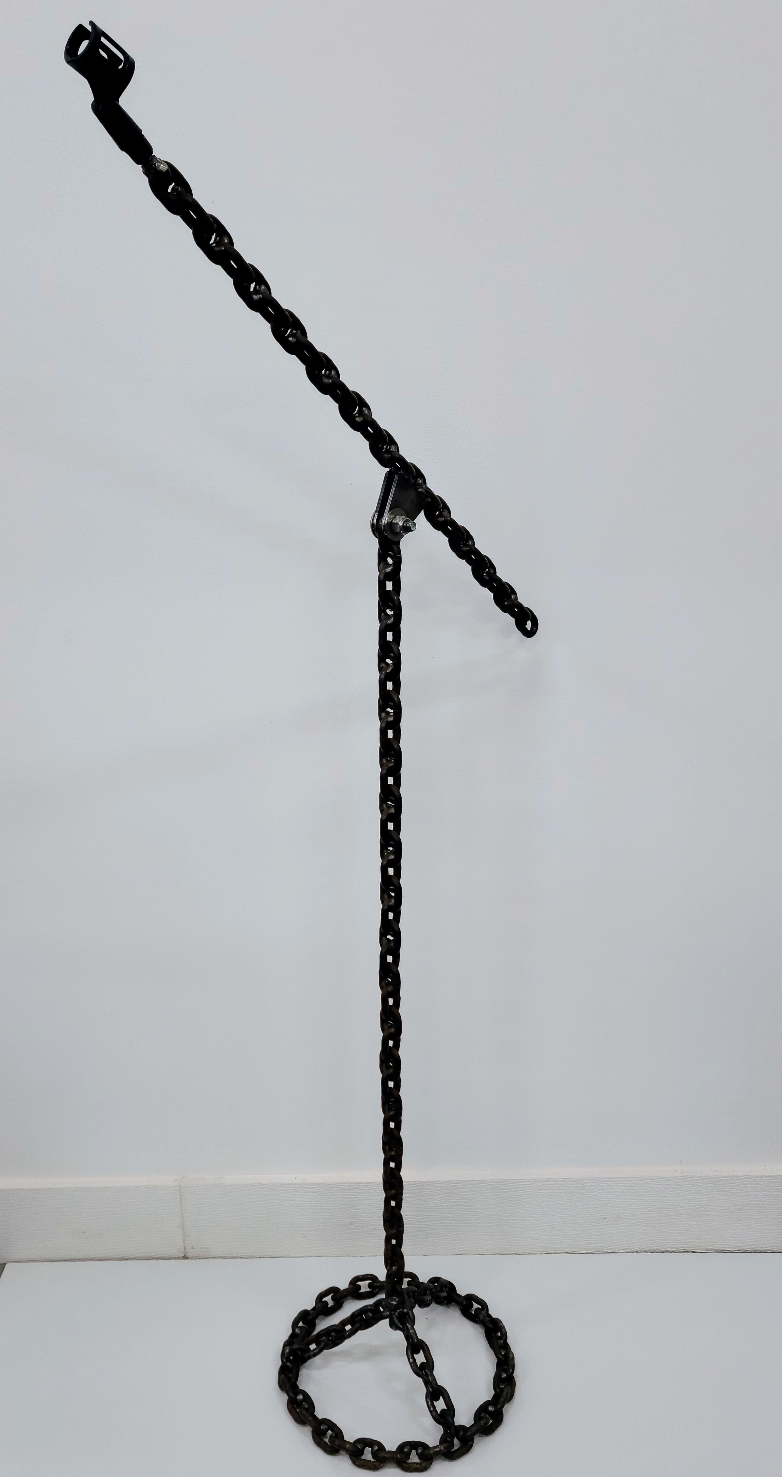 Handcrafted Chain Link Microphone Stand – Boom or Straight - Made in U ...