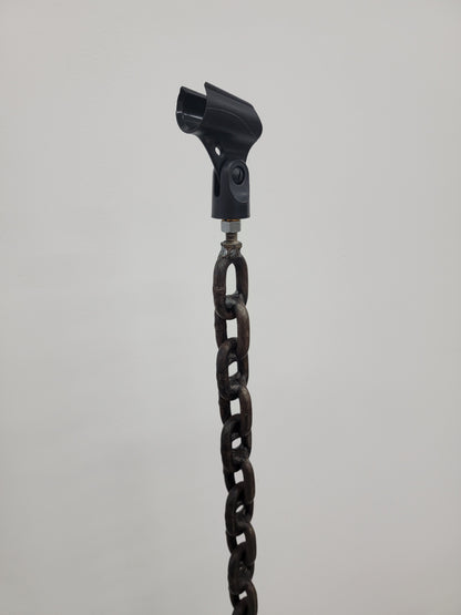 Handcrafted Chain Link Microphone Stand – Boom or Straight - Made in USA