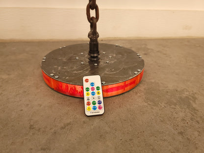 Custom Mic Stand with Light-Up Base – Chain Link or Tubular Upright