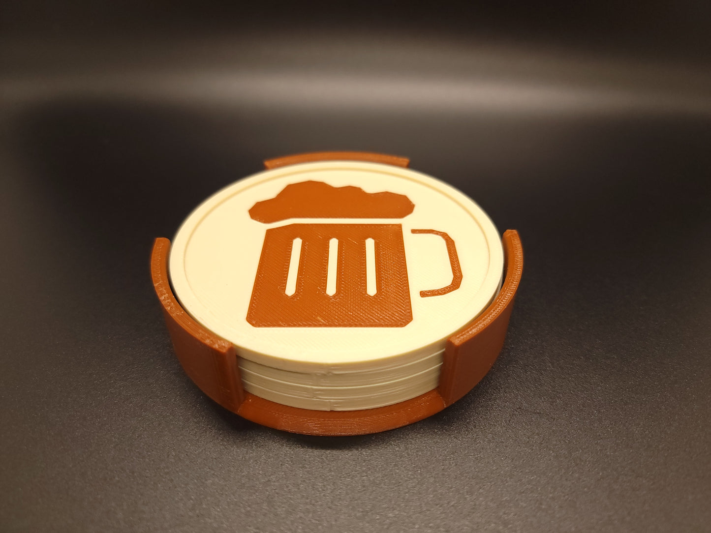 Custom Logo Coaster Pack – Because Flat Coasters Are Useless