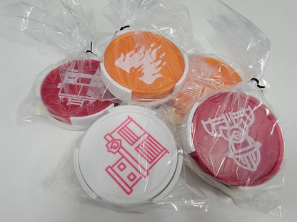 Firefighter Hero 4-Pack Coaster Set with Holder
