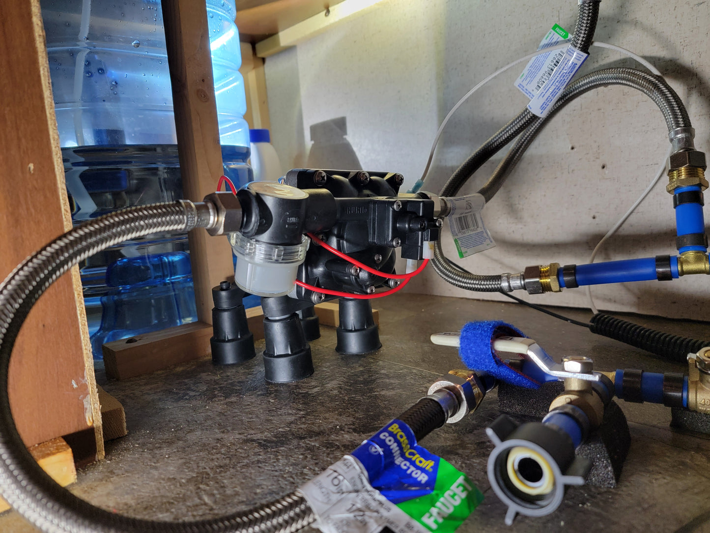 RV Water Pump Silencer Feet - Complete Kit