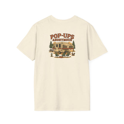 Pop-Ups Anonymous – RV Camper Humor Tee