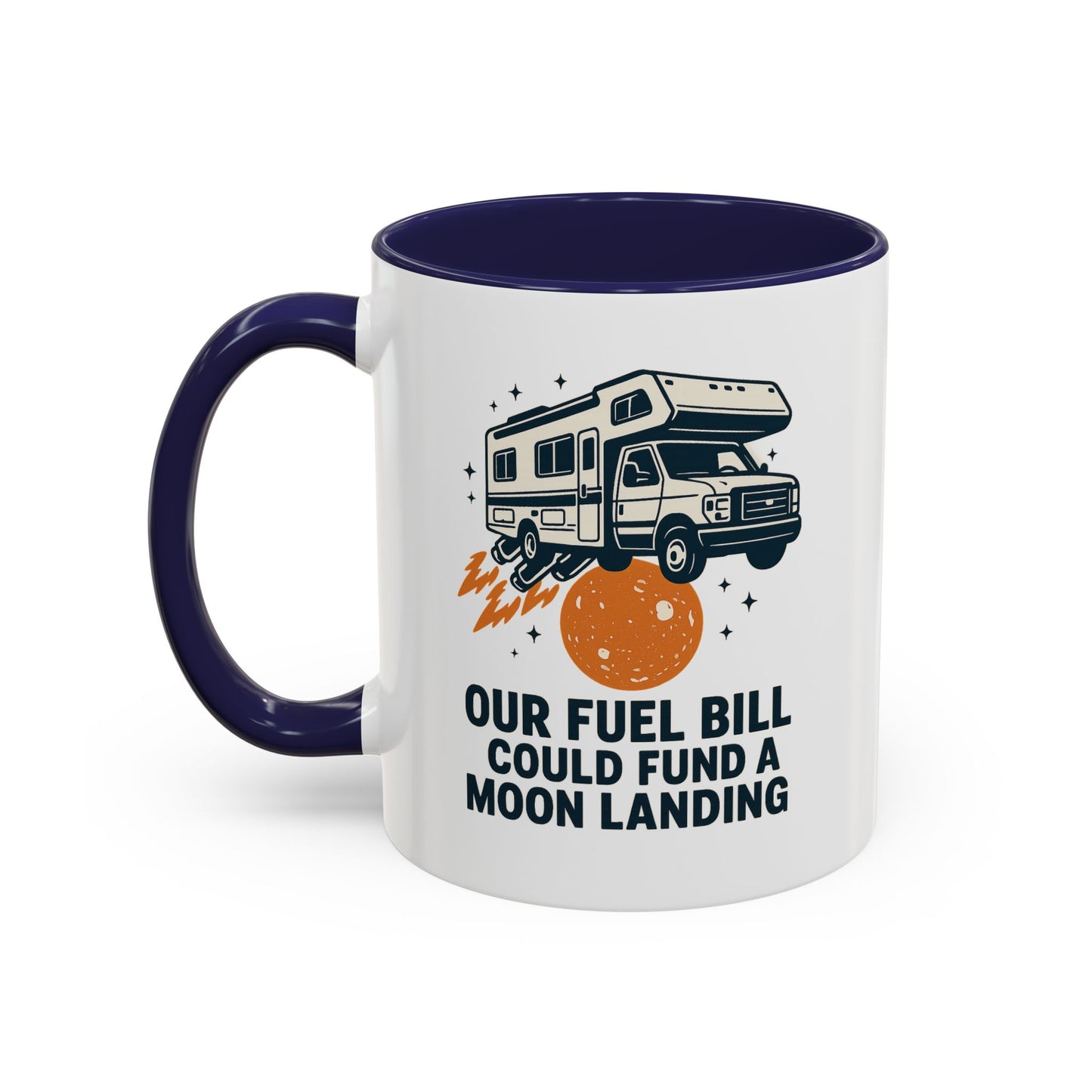 Our Fuel Bill Could Fund a Moon Landing Coffee Mug