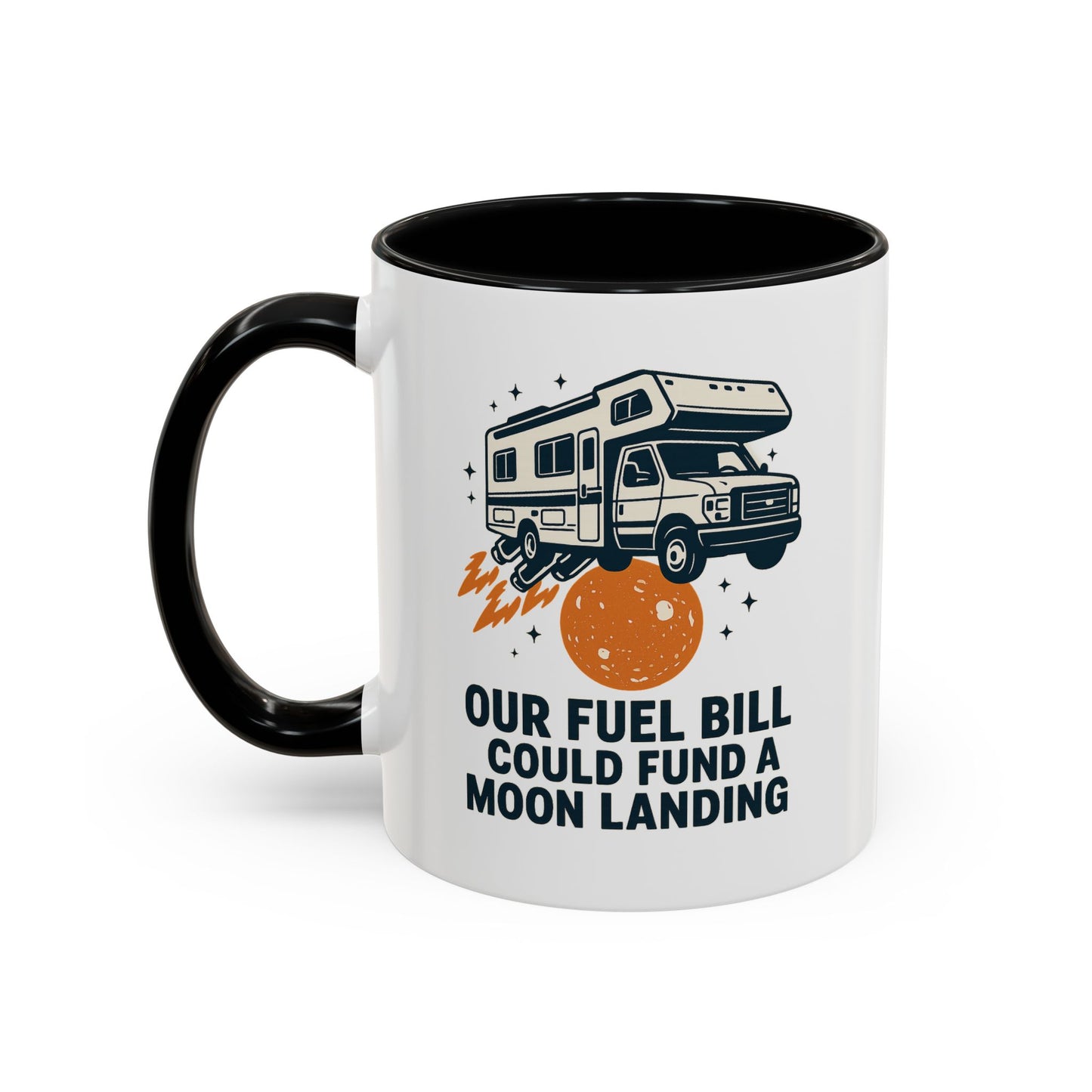 Our Fuel Bill Could Fund a Moon Landing Coffee Mug
