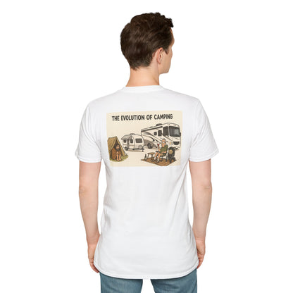 The Evolution of Camping – From Caveman to Glamper Tee