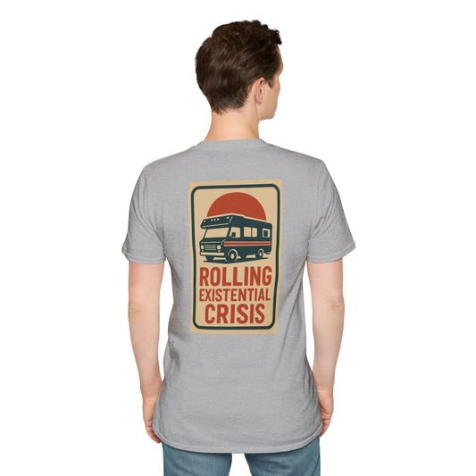 Rolling Existential Crisis – Retro RV Humor Tee